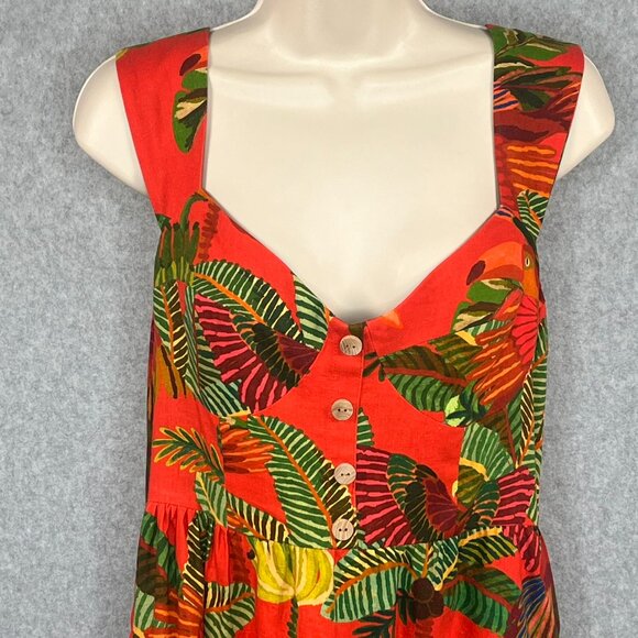 FARM Rio Red Tropical Mini Dress - Picture 4 of 15